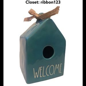 Rae Dunn Teal Birdhouse